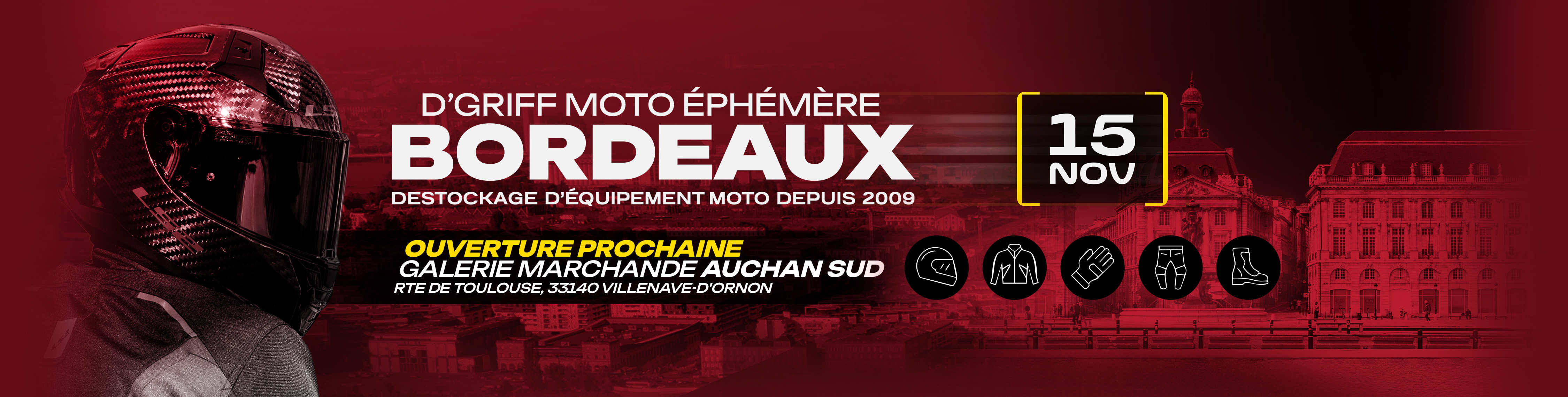 D\'Griff Moto s\'installe à BORDEAUX !