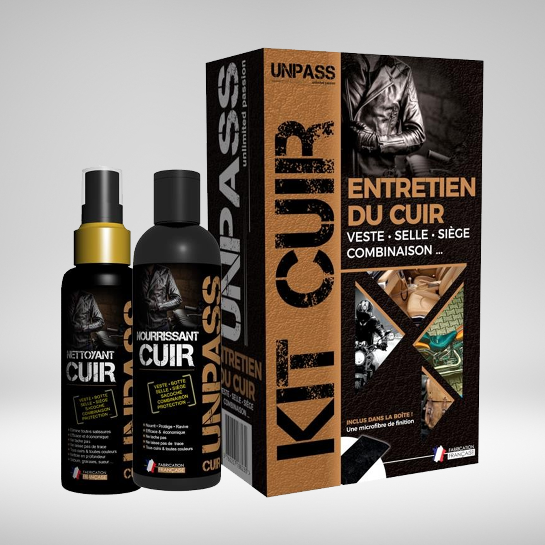 Kit Entretien du cuir 