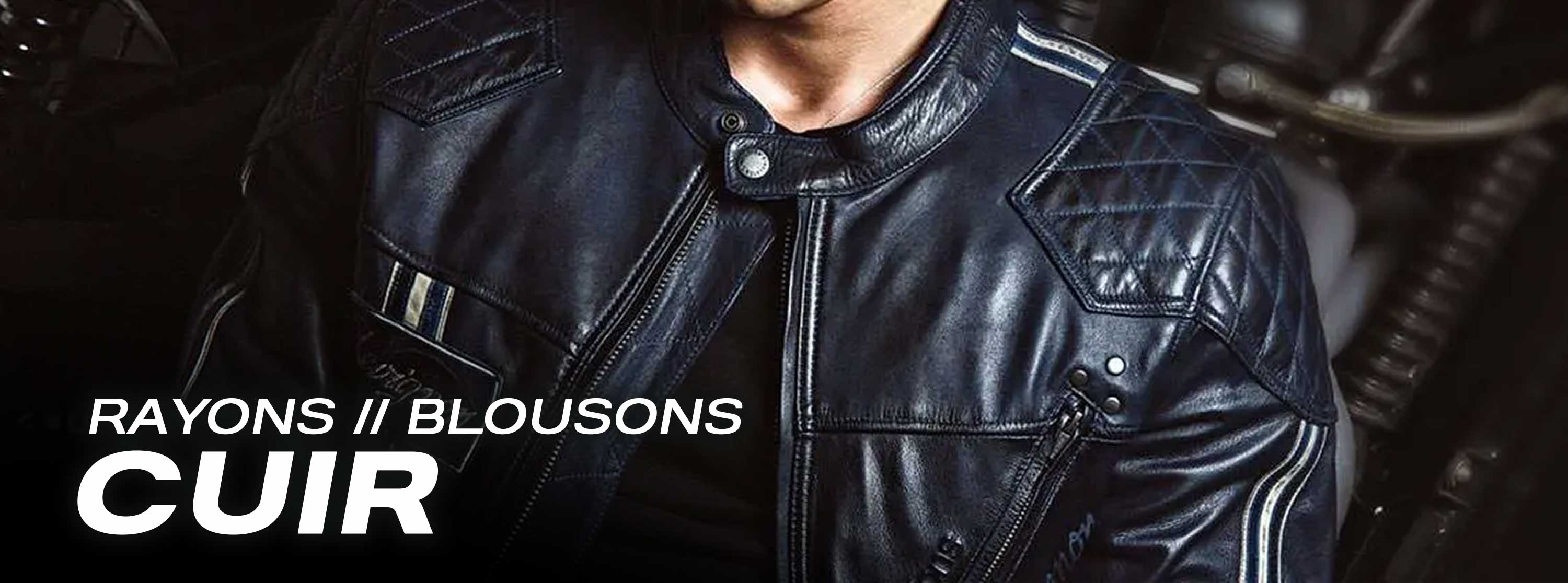 Blouson cuir
