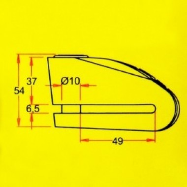 Bloque disque Alarme B-Lock10 SRA - photo 2