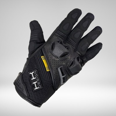 HK 4137 Apex - Gants Route Cuir Noir